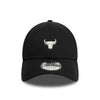 CHICAGO BULLS METALLIC PIN BLACK 9FORTY CAP