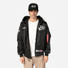 NEW ERA x ALPHA INDUSTRIES BLACK JACKET