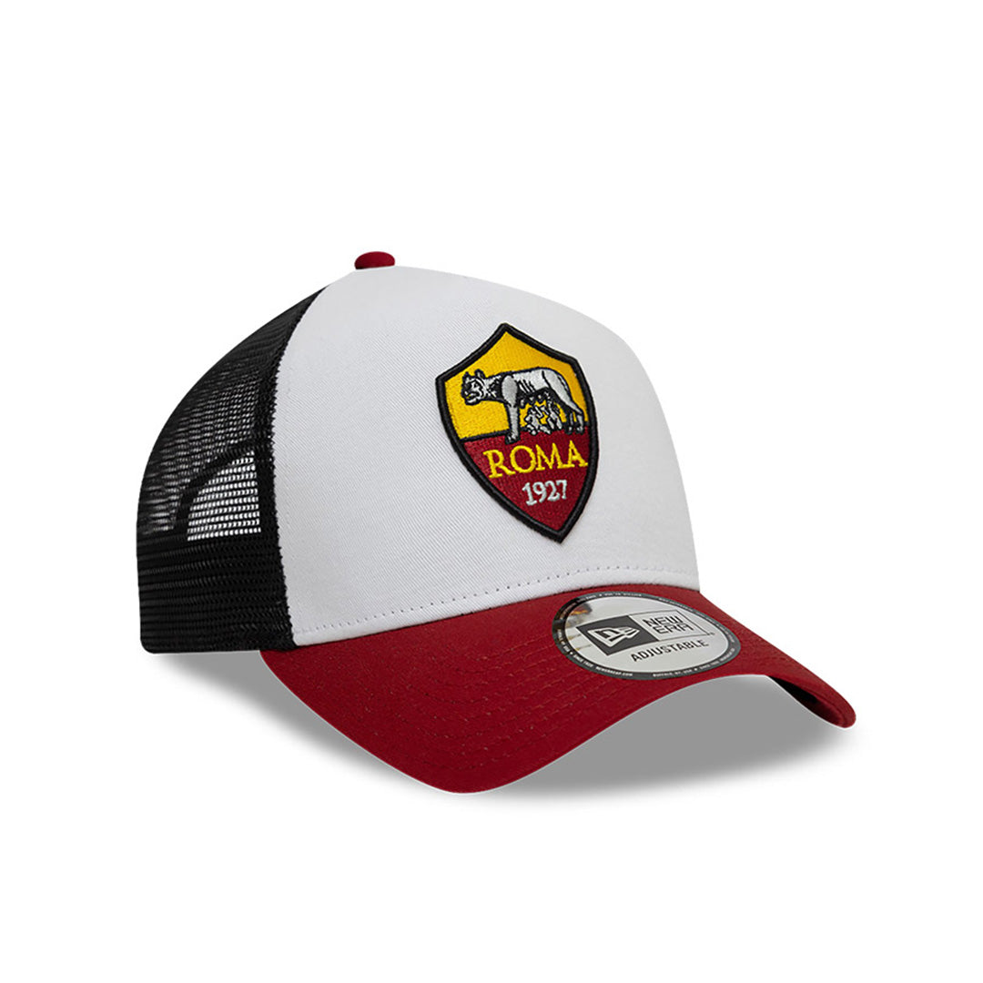 AS ROMA CORE 2-TONE RED VISOR WHITE 9FORTY EF TRUCKER CAP – New Era ...