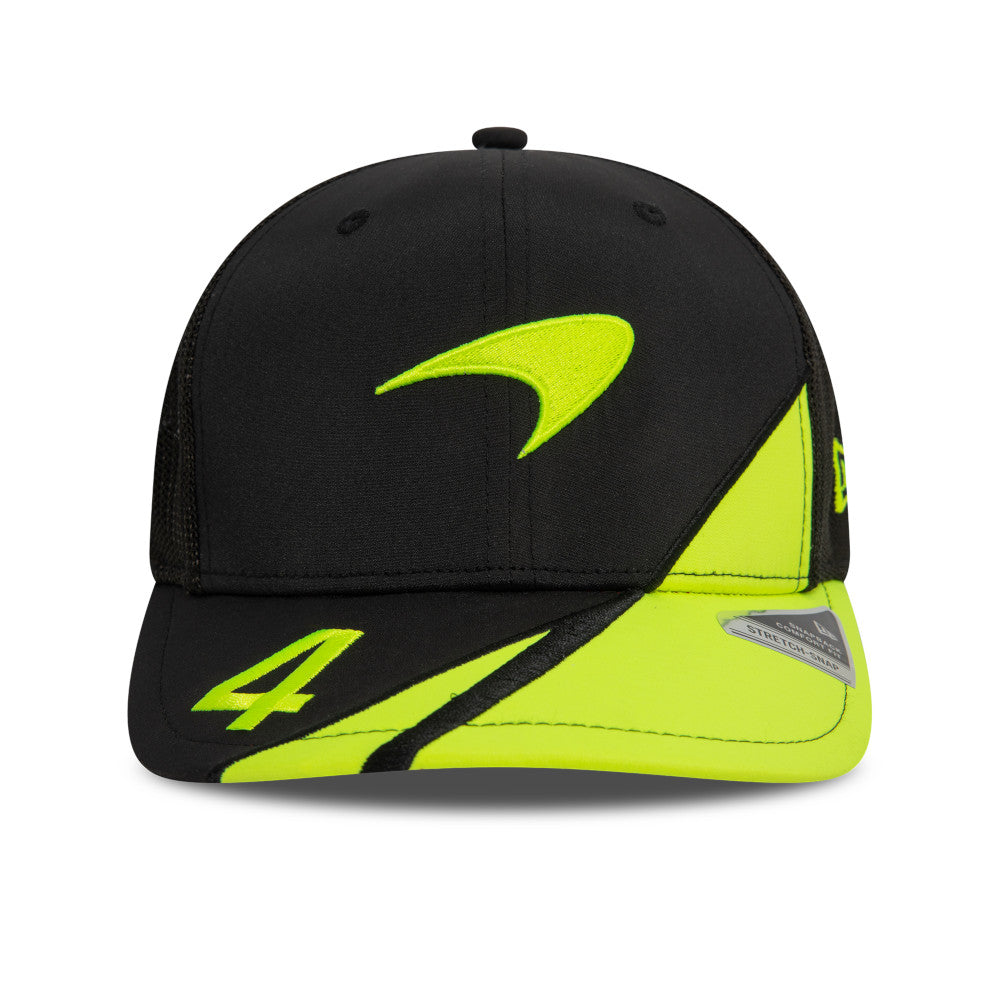 MCLAREN RACING SILVERSTONE BLACK AND NEON YELLOW 9FIFTY STRETCH SNAP CAP