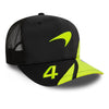 MCLAREN RACING SILVERSTONE BLACK AND NEON YELLOW 9FIFTY STRETCH SNAP CAP