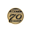NEW ERA 59FIFTY® DAY 2024 70TH ANNIVERSARY BLACK & GOLD PIN BADGE