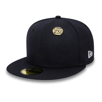 NEW ERA 59FIFTY® DAY 2024 70TH ANNIVERSARY BLACK & GOLD PIN BADGE