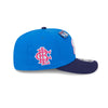 NEW ERA X BIG LEAGUE CHEW WASHINGTON NATIONALS NAVY VISOR MED BLUE 9SEVENTY STRETCH SNAP CAP