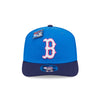 NEW ERA X BIG LEAGUE CHEW BOSTON RED SOX NAVY VISOR MED BLUE 9SEVENTY STRETCH SNAP CAP