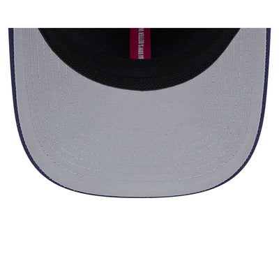 NEW ERA X BIG LEAGUE CHEW CLEVELAND GUARDIANS NAVY VISOR MED BLUE 9SEVENTY STRETCH SNAP CAP