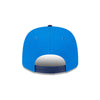 NEW ERA X BIG LEAGUE CHEW KANSAS CITY ROYALS NAVY VISOR MED BLUE 9SEVENTY STRETCH SNAP CAP