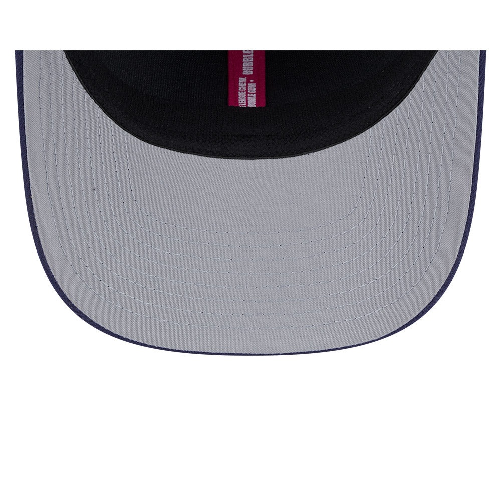 NEW ERA X BIG LEAGUE CHEW MINNESOTA TWINS NAVY VISOR MED BLUE 9SEVENTY STRETCH SNAP CAP