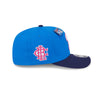 NEW ERA X BIG LEAGUE CHEW PHILADELPHIA PHILLIES NAVY VISOR MED BLUE 9SEVENTY STRETCH SNAP CAP