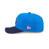 NEW ERA X BIG LEAGUE CHEW MONTREAL EXPOS NAVY VISOR MED BLUE 9SEVENTY STRETCH SNAP CAP