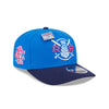 NEW ERA X BIG LEAGUE CHEW ROUND ROCK EXPRESS NAVY VISOR MED BLUE 9SEVENTY STRETCH SNAP CAP