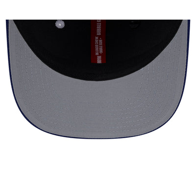 NEW ERA X BIG LEAGUE CHEW HOUSTON ASTROS NAVY VISOR WHITE 9SEVENTY STRETCH SNAP CAP