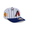 NEW ERA X BIG LEAGUE CHEW ARIZONA DIAMONDBACKS NAVY VISOR WHITE 9SEVENTY STRETCH SNAP CAP