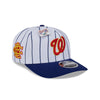 NEW ERA X BIG LEAGUE CHEW WASHINGTON NATIONALS NAVY VISOR WHITE 9SEVENTY STRETCH SNAP CAP