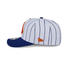 NEW ERA X BIG LEAGUE CHEW BALTIMORE ORIOLES NAVY VISOR WHITE 9SEVENTY STRETCH SNAP CAP