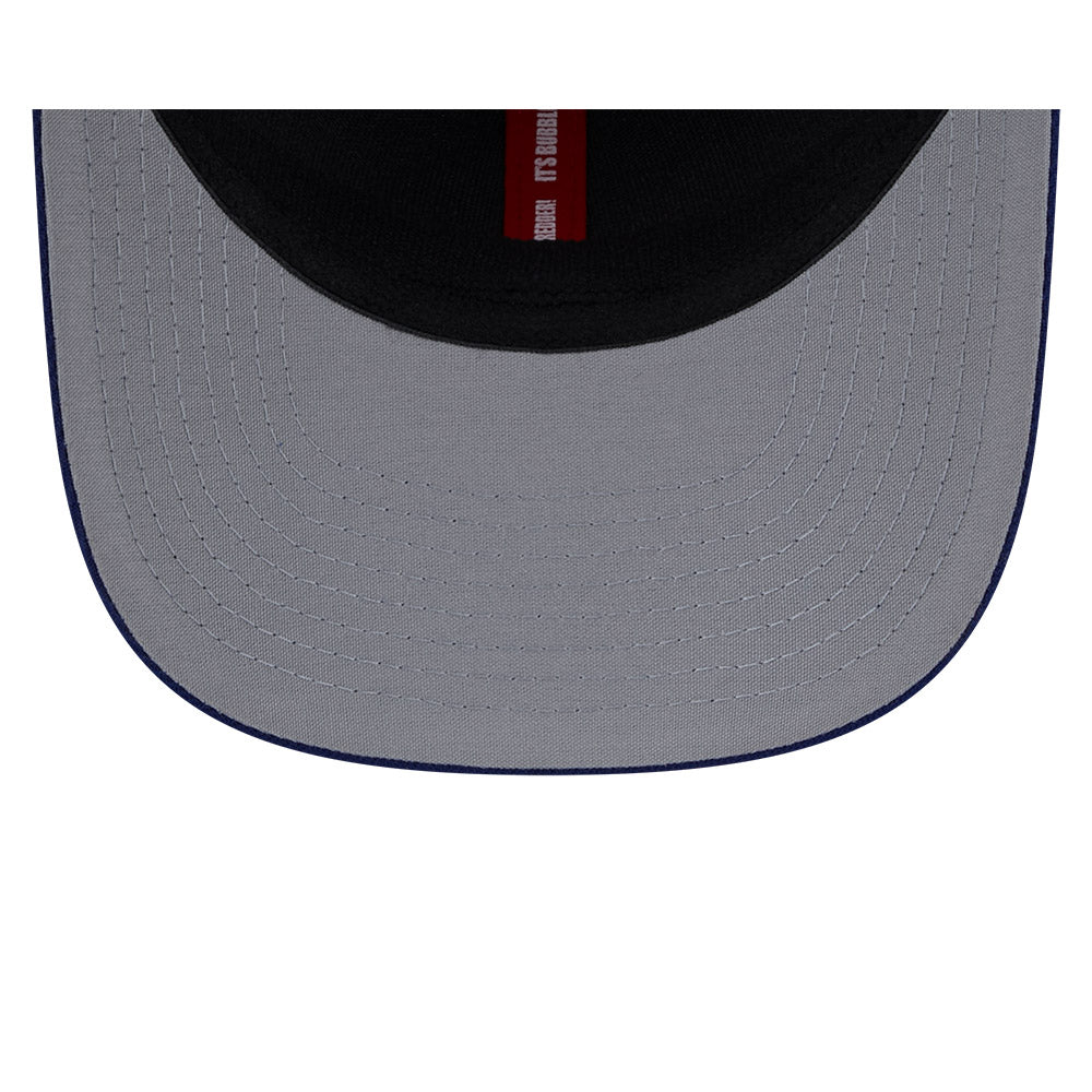 NEW ERA X BIG LEAGUE CHEW BOSTON RED SOX NAVY VISOR WHITE 9SEVENTY STRETCH SNAP CAP