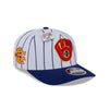 NEW ERA X BIG LEAGUE CHEW MILWAUKEE BREWERS NAVY VISOR WHITE 9SEVENTY STRETCH SNAP CAP