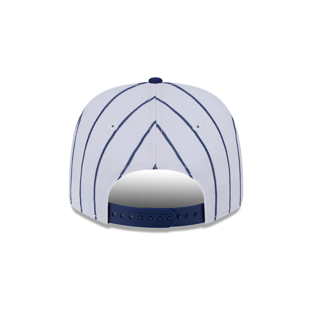 NEW ERA X BIG LEAGUE CHEW MILWAUKEE BREWERS NAVY VISOR WHITE 9SEVENTY STRETCH SNAP CAP