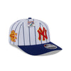 NEW ERA X BIG LEAGUE CHEW NEW YORK YANKEES NAVY VISOR WHITE 9SEVENTY STRETCH SNAP CAP