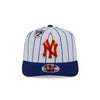 NEW ERA X BIG LEAGUE CHEW NEW YORK YANKEES NAVY VISOR WHITE 9SEVENTY STRETCH SNAP CAP