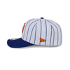 NEW ERA X BIG LEAGUE CHEW SAN FRANCISCO GIANTS NAVY VISOR WHITE 9SEVENTY STRETCH SNAP CAP