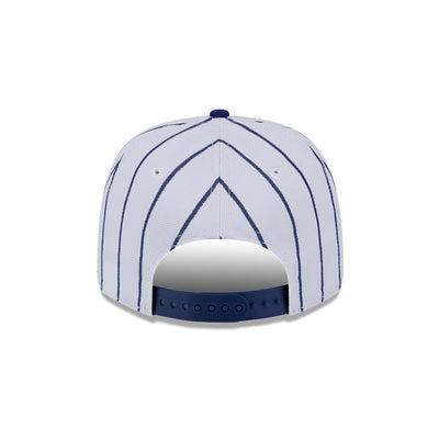 NEW ERA X BIG LEAGUE CHEW TAMPA BAY RAYS NAVY VISOR WHITE 9SEVENTY STRETCH SNAP CAP