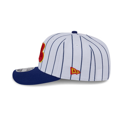 NEW ERA X BIG LEAGUE CHEW MONTREAL EXPOS NAVY VISOR WHITE 9SEVENTY STRETCH SNAP CAP