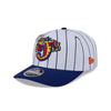 NEW ERA X BIG LEAGUE CHEW JACKSONVILLE JUMBO SHRIMP NAVY VISOR WHITE 9SEVENTY STRETCH SNAP CAP