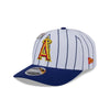 NEW ERA X BIG LEAGUE CHEW ANAHEIM ANGELS NAVY VISOR WHITE 9SEVENTY STRETCH SNAP CAP