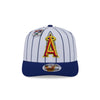 NEW ERA X BIG LEAGUE CHEW ANAHEIM ANGELS NAVY VISOR WHITE 9SEVENTY STRETCH SNAP CAP