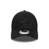 BWT ALPINE F1 TEAM ESSENTIAL TONAL BLACK 9FORTY CAP