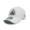 NEW CASTLE UNITED F.C. EMBROIDERY LOGO WHITE KIDS 9FORTY CAP