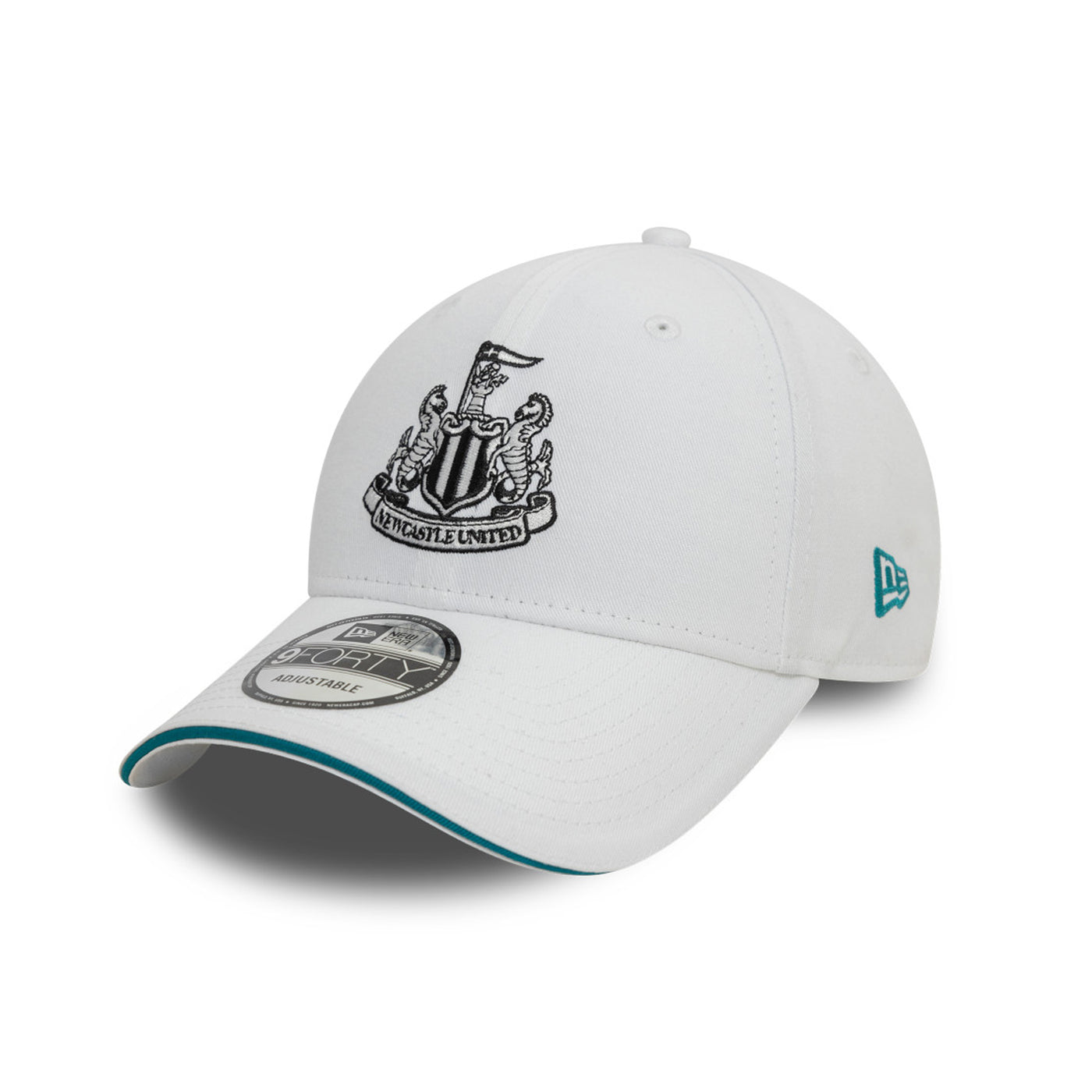 NEW CASTLE UNITED FC EMBROIDERY LOGO WHITE KIDS 9FORTY CAP