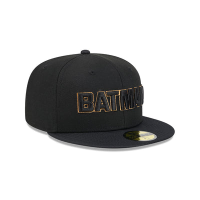 NEW ERA X WARNER BROTHERS BATMAN BLACK 59FIFTY CAP