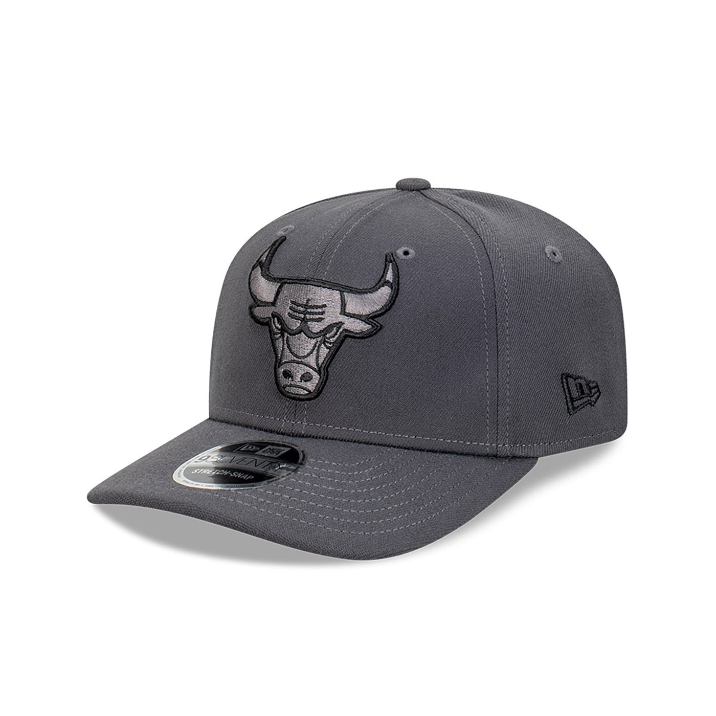 CHICAGO BULLS CARBON STEEL DARK GRAY 9SEVENTY STRETCH SNAP CAP