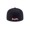 OVO® X ATLANTA BRAVES SCARLET VISOR NAVY NEW ERA 59FIFTY CAP