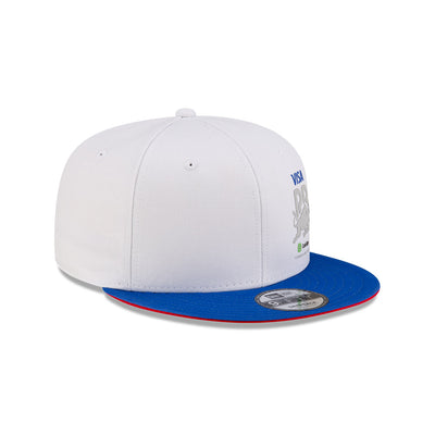 VISA CASH APP RACING BULLS FLAWLESS 2-TONE BLUE VISOR WHITE 9FIFTY CAP