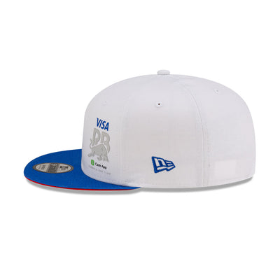 VISA CASH APP RACING BULLS FLAWLESS 2-TONE BLUE VISOR WHITE 9FIFTY CAP