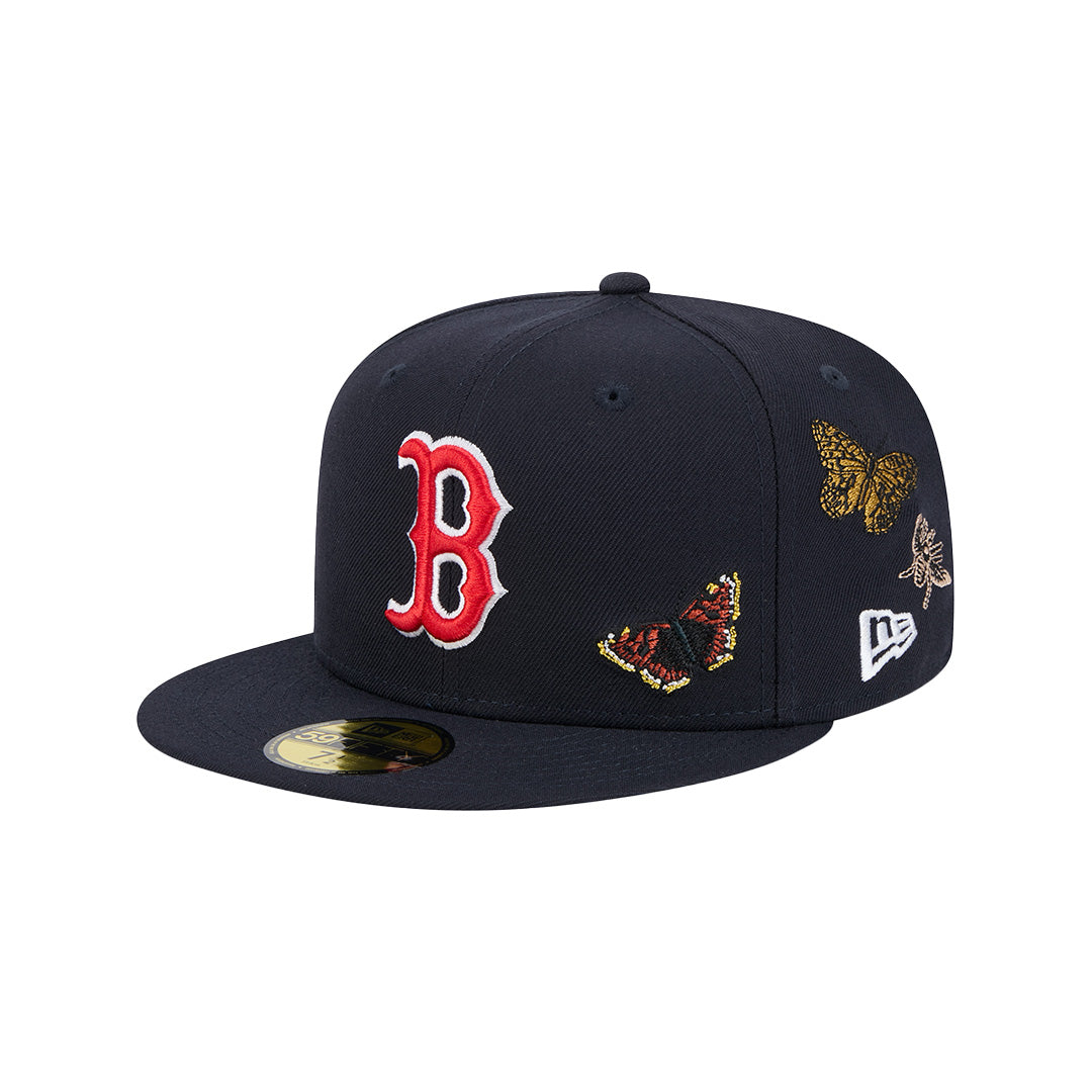 FELT X MLB BOSTON RED SOX NAVY 59FIFTY CAP