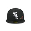 FELT X MLB CHICAGO WHITE SOX BLACK 59FIFTY CAP