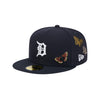 FELT X MLB DETROIT TIGERS NAVY 59FIFTY CAP