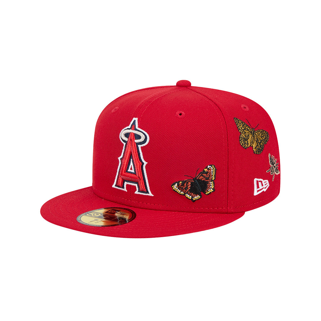 FELT X MLB ANAHEIM ANGELS RED 59FIFTY CAP