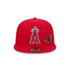 FELT X MLB ANAHEIM ANGELS RED 59FIFTY CAP