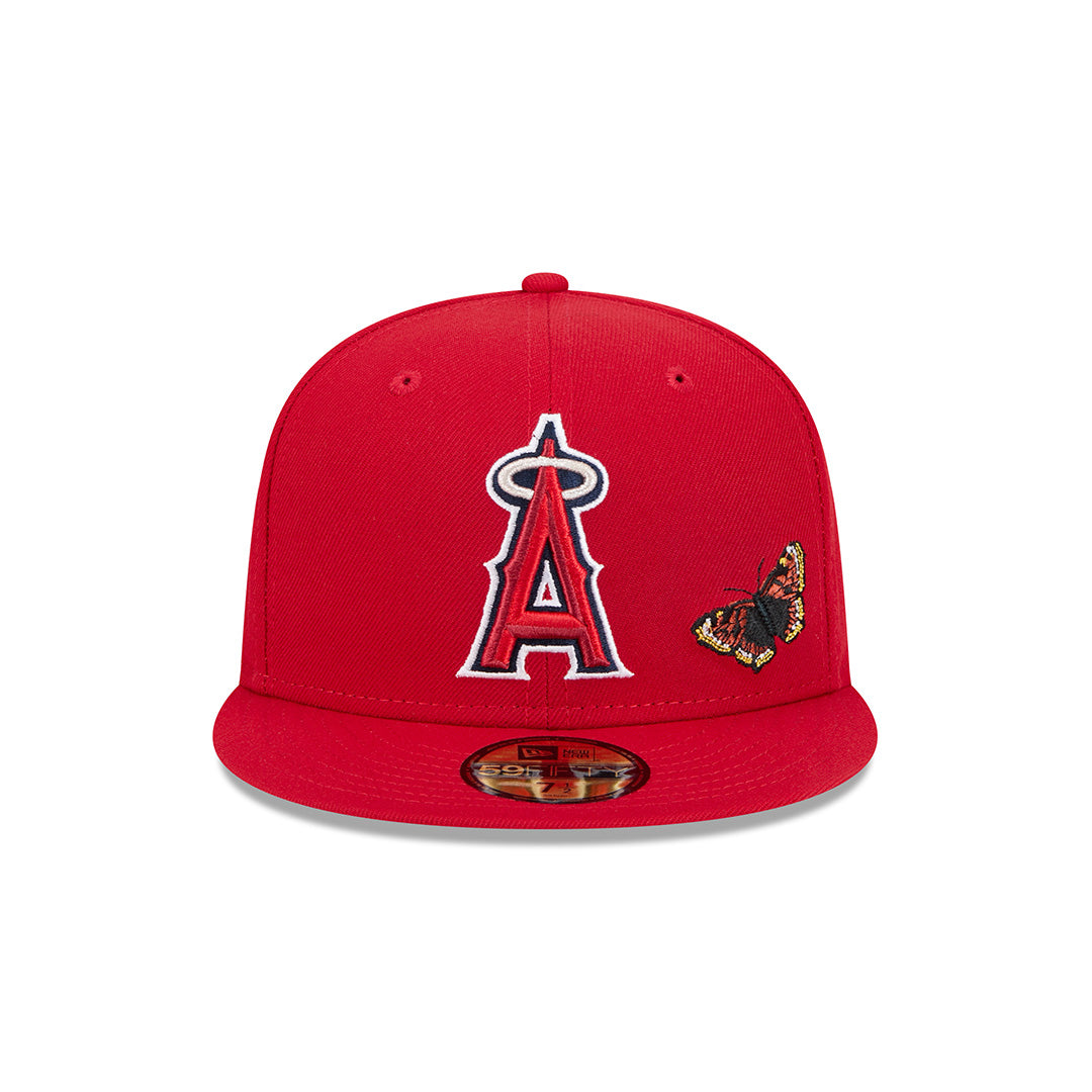 FELT X MLB ANAHEIM ANGELS RED 59FIFTY CAP