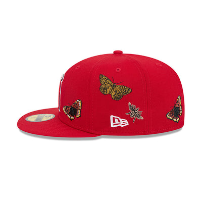 FELT X MLB ANAHEIM ANGELS RED 59FIFTY CAP