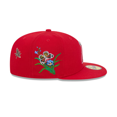 FELT X MLB ANAHEIM ANGELS RED 59FIFTY CAP