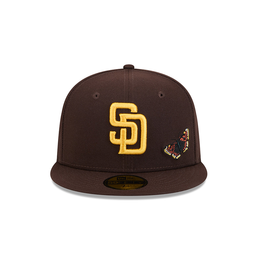 FELT X MLB SAN DIEGO PADRES DARK BROWN 59FIFTY CAP