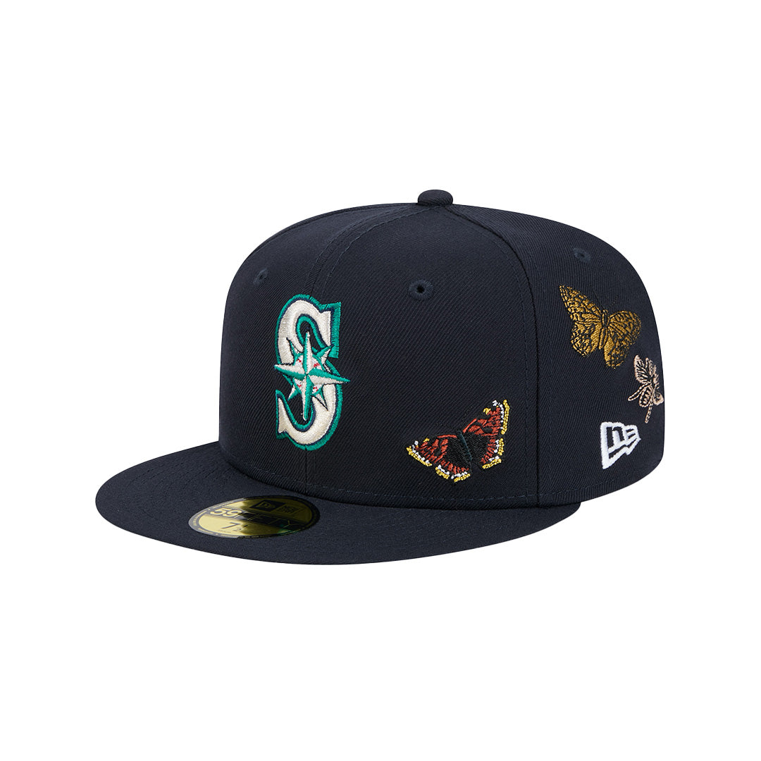 FELT X MLB SEATTLE MARINERS NAVY 59FIFTY CAP