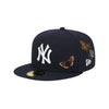 FELT X MLB NEW YORK YANKEES NAVY 59FIFTY CAP