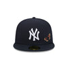 FELT X MLB NEW YORK YANKEES NAVY 59FIFTY CAP